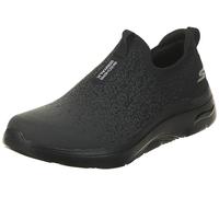 Skechers Go Walk Arch Fit Linear Axis 2.0, Zapatillas Hombre, Black, 46 EU