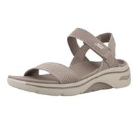 Skechers - sandalias skechers go walk arch fit 2.0 annie en color taupe para mujer 41