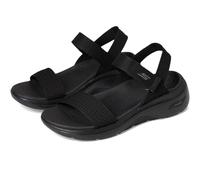 Skechers GO Walk Arch FIT 2.0 Sandal, Sandalia Mujer, Black, 36 EU