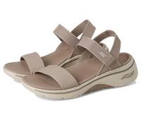 Skechers GO Walk Arch FIT 2.0 Sandal, Sandalia Mujer, Taupe, 38 EU