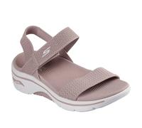 Skechers Arch Fit 2.0 - Sandalias de pescador de punto con correa de un cuarto para mujer, Mauve, 36 EU