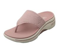 Skechers GO Walk Arch FIT 2.0 Sandalias Planas Carrie para Mujer, Color Morado, Talla 36