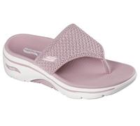 Skechers GO Walk Arch FIT 2.0 Sandalias Planas Carrie para Mujer, Color Morado, Talla 5