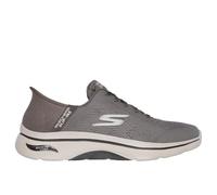 Skechers Zapatillas para hombre con manos libres Go Walk Arch Fit 2.0 Simplicity 2, marrón, 42 EU