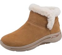 Skechers GO WALK ARCH FIT CHERISH, Botas cortas al tobillo para Mujer, Chestnut Suede, 37 EU