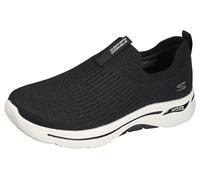 Skechers Go Walk Arch Fit Iconic, Zapatillas Mujer, Black White, 41 EU