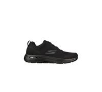 Skechers Go Walk Arch Fit Idyllic, Zapatillas Hombre, Ribete Sintético Textil Negro, 42 EU