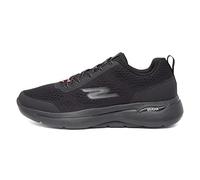 Skechers Go Walk Arch Fit Idyllic, Zapatillas Hombre, Ribete Sintético Textil Negro, 42 EU