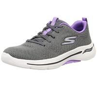 Skechers Go Walk Arch Fit Unify, Zapatillas Mujer, Lavanda Gris, 38.5 EU Ancho