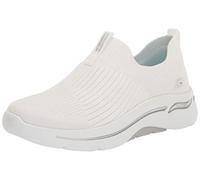 Skechers Go Walk Arch Fit, Zapatillas Mujer, White Textile Trim, 37.5 EU