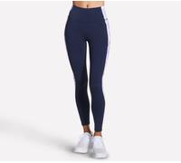 Skechers GO WALK Block Full Length High-Waisted Legging en Blanco/Morado/Rosa, talla Media