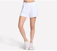 Skechers GO WALK Everywhere 4 Inch Slip-in pantalones cortos en Blanca, talla Grande