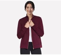 Skechers GO WALK Everywhere chaqueta en Borgoña/Rosa, talla Pequeña