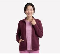 Skechers GO WALK Everywhere chaqueta en Borgoña/Rosa, talla XL