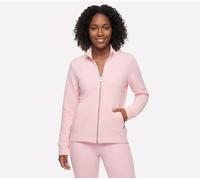 Skechers GO WALK Everywhere chaqueta en White/Pink, talla Grande