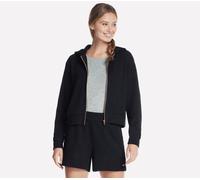 Skechers GO WALK Everywhere Diamond Full Zip chaqueta en Negro, talla XS