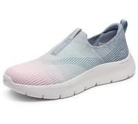 Skechers Go Walk Flex Cali Sunset, Zapatillas Mujer, Gris Multicolor, 36.5 EU