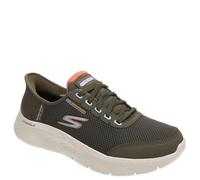 Skechers Go Walk Flex Clear Creek, Zapatillas Mujer, Olive Textile/Trim, 40 EU