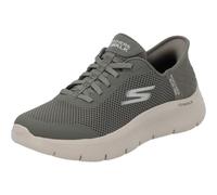 Skechers GO Walk Flex Grand Entry sin Cordones para Mujer, Ribete Textil Oliva, 39 EU