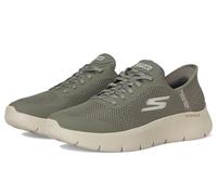 Skechers Go Walk Flex Grand Entry, Zapatillas Mujer, Olive Textile/Trim, 39.5 EU