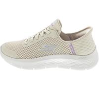 Skechers Go Walk Flex Grand Entry, Zapatillas Mujer, Ribete Textil Blanco Roto, 37.5 EU