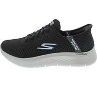 Skechers Go Walk Flex Hands Up - Zapatos sin Cordones con Manos Libres, Negro/Negro, 42 EU