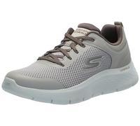 Skechers Go Walk Flex Independent, Zapatillas Hombre, Tejido sintético marrón, 41 EU