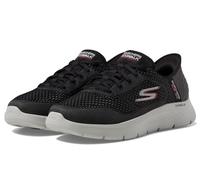 Skechers Go Walk Flex-New World, Zapatillas Hombre, Bkor Black Orange, 44 EU