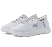Skechers Go Walk Flex-New World, Zapatillas Hombre, Blanco Gris, 47.5 EU