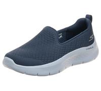 Skechers Go Walk Flex Ocean Sunset, Zapatillas Mujer, Ribete Textil Azul Marino, 35.5 EU