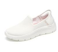 Skechers Go Walk Flex-Relish, Sneakers Mujer, White, 38 EU