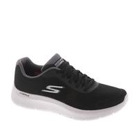 Skechers GO Walk Flex Shoes, Zapatillas para Caminar Hombre, Negro y Gris, 46 EU