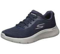 Skechers Go Walk Flex Remark, Zapatos sin cordones Hombre, Black Textile, 42 EU