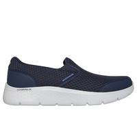 Skechers 216485 Nvgy, Zapatillas Hombre, Azul Marino Textil Cuero Azul Marino Ribete, 43 EU