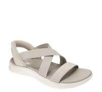 Skechers Go Walk Flex Sandal-Glimmer Up Hands Free Slip-ins, Sandalia Mujer, Pardo, 40 EU