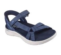 Skechers - GO WALK FLEX SANDAL ILLUMINATE, Sandalia Mujeres, Navy,