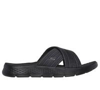 Skechers GO WALK Flex Sandal - Impressed en Negro/Gris, talla 41, Vegan