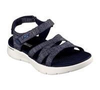 Skechers Go Walk Flex Sandal Sunshine, Sandalias Mujer, Marine, 39 EU