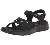Skechers Go Walk Flex Sandal Sunshine, Sandalias Mujer, Negro, 36 EU