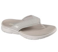 Skechers GO Walk Flex Sandal, Zapatos Mujer, Gris Pardo, 40 EU
