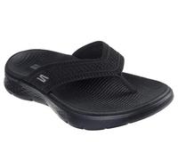 Skechers Go Walk Flex Sandal - Zapatos para Mujer, Negro y Negro, 40 EU