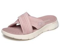 Skechers GO Walk Flex - Sandalias Planas para Mujer, Color Rosa, Talla 8