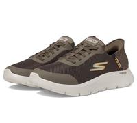 Skechers Go Walk Flex Up Hands Free Slip-ins, Zapatillas Hombre, marrón, 47 EU Ancho