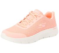 Skechers, GO Walk Flex Viva Mujer, Hot Pink Textile Trim, 37.5 EU