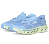 Skechers Go Walk Glide Step 2.0 Belah - Tenis sin Cordones para Mujer, Azul/Lima, 39.5 EU