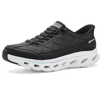 Skechers GO Walk Glide-Step 2.0 Cozy Walker - Zapatillas Deportivas para Mujer, Color Negro, Talla 8