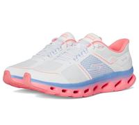 Skechers Go Walk Glide Step 2.0 Elektra - Zapatillas para Mujer fáciles de calzar sin Las Manos, Blanco/Multicolor, 37 EU