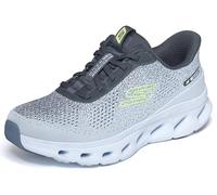 Skechers Mujer Go Walk Glide-Step 2.0 Nessa Slip-In ENTRENADOR, Lt.blue Textile/Charcoal Trim, 40 EU