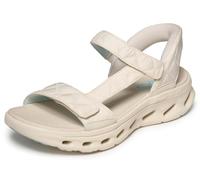 Skechers GO Walk Glide-Step 2.0 - Sandalias Planas Jada para Mujer, Color Natural, Talla 5