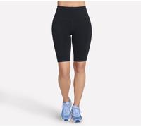 Skechers GO WALK High Waisted 10 Inch Bike pantalones cortos en Negro, talla XL